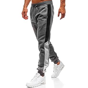 CMTOP Joggingbroek heren sportbroek katoen mannen lange vrijetijdsbroek trainingsbroek heren broek sweatpants met zakken trekkoord slim fit cargobroek