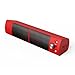 Interrupteurs d'ordinateur détachables Bluetooth haut-parleur Sound Sound Sound Subwoofer for ordinateur Pc Ordinateur portable USB Lecteur de musique (Color : Red, Size : Bluetooth)