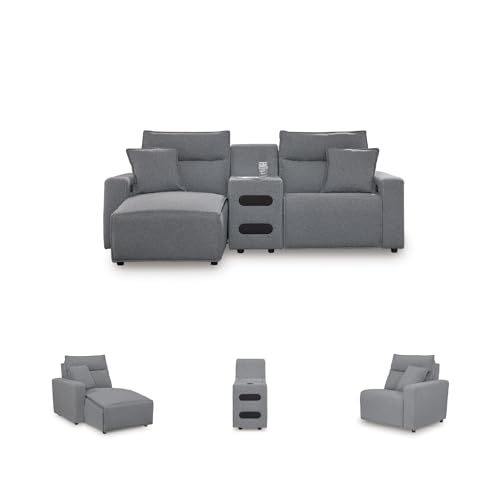 Image of Signature Design by Ashley 3-Piece Power Reclining Sectional with Chaise