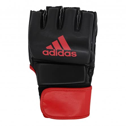 Adidas Mma Gloves - Grappling Hook & Loop Training Gloves - For Men & Women Gloves With Open Palm - For Mma, Boxing, Kickboxing, Training, & Fitness (Black/Red, Large) #TOP7