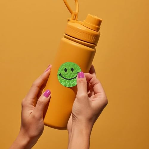 Fun Express - Prism Smile Face Stickers (100pc) - Stationery - Stickers - Roll - 1 Piece