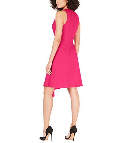 knee length dresses for ladies Chiffon Floral Wrap Midi A Line Dress | A-Line Dress