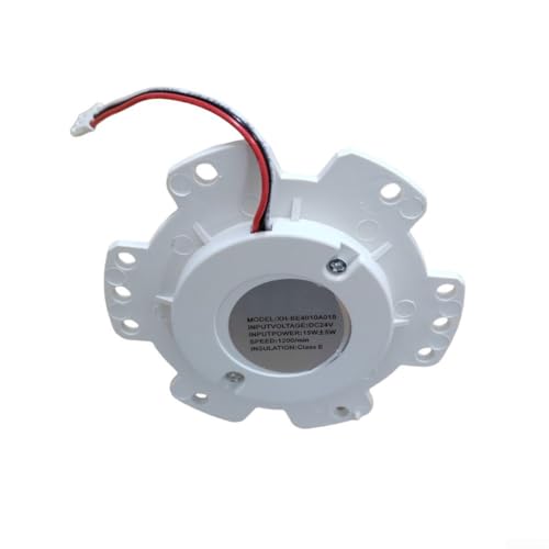 Trayneel Ventilador de techo inalámbrico con control remoto con motor CC sin escobillas de 6 velocidades para dormitorio, compatible con ventiladores Hongyun, control de inversor, monitoreo de batería