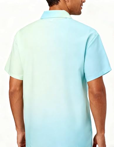 Image of Cromoncent Matching Hawaiian Outfits for Family, Dad and Son Matching Luau Beach Tropical Shirts Mommy Daughter Tropical Sets