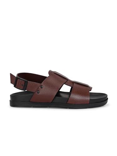 Image of San Frissco Men's Sandals with Open Toe Strap Slip On Chappal | Mens Sandals Perfect Fit for Summer and Rainy Season with Soft Footbed | Stylish Lightweight Trendy Floaters for Man