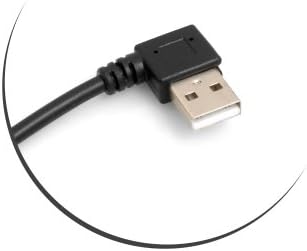 System-S USB 3.1 Type C 90 ° Angle USB 2.0 Type A 90 Degree Angled Plug and Cable Adapter Cable 27 cm, black - Image 4