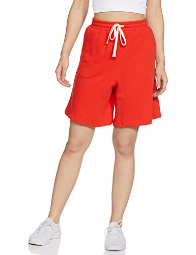 Image of YOI Women's Boyfriend Shorts (2022YOISS14 RED Small)