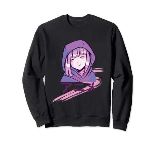 Linda chica de anime Sudadera