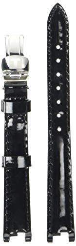 Tissot レザーカーフスキン ブラック 腕時計ベルト 幅7mm (モデル:T600036538)