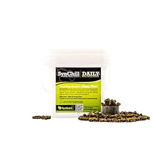SynChill 100% Natural & Nutritional Supplement, Lab Proven Results, Designed for Focus & Performance, Approved by Olympians and Veterinarians, Daily Pellets -30 Servings, Made in USA