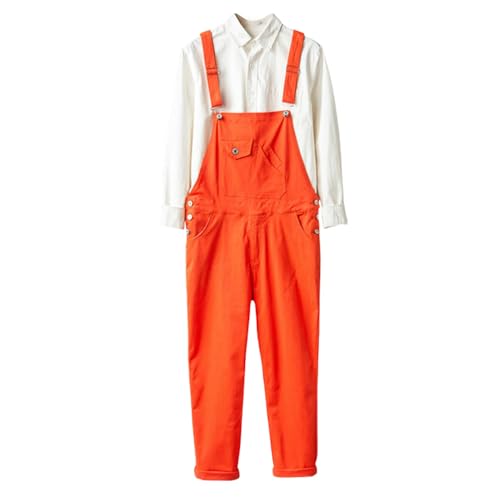Combinaison coréenne homme slim à bretelles pour un look urbain décontracté chic