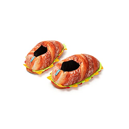 Coddies Sub Sandwich Bread Slippers - Funny Gift, Plush Slippers, Anti-Skid Grip for Men, Women & Kids2