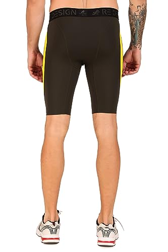 Image of ReDesign Apparels Nylon Compression Shorts Tights for Multi Sports (Color Options)