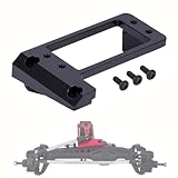 1/10 RC Servo Mount, Aluminum BTA Servo Mount Low Center of Gravity for Vanquish VP Capra F9 Offset Front Portal Axle DIY LCG Chassis Upgrade Parts(Black)