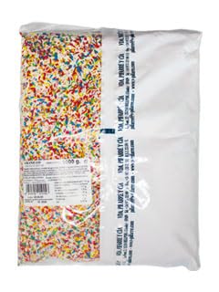 Vermicelles Multicolores - Pépites Sucrées pour Décorations Pâtissières Festives - 1kg