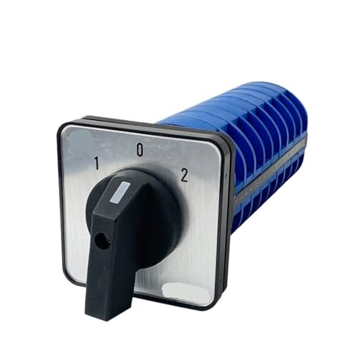Conmutador selectivo de alimentación de tres posiciones y nueve cables