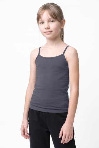 Image of Kurve Girl's Sleeveless Tank Top - Stretch Undershirts Cami Camisole, UV Protective Fabric, Rated UPF 50+ (Made in USA)