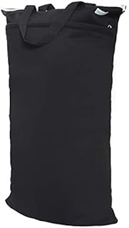 wegreeco Reusable Hanging Wet Dry Cloth Diaper Bag (Black)