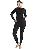 KLVEE Thermal Underwear for Women Long Johns with Fleece Lined Base Layer Womens...