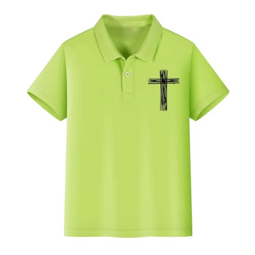 Girls School Uniforms Polo Shirts Kids Button Down Collar Short Sleeve Golf Shirt Teen Cross Embroidery Clothes4