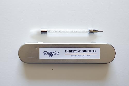 Totally Dazzled Ultimate Rhinestone Applicator Kit | Hotfix Applicator Toolkit | Bedazzler Kit With Rhinestones | 24 Colors | Diy Arts & Crafts - With 7 Tip Heads, Stand, Cleaning Brush And Tweezers #TOP6