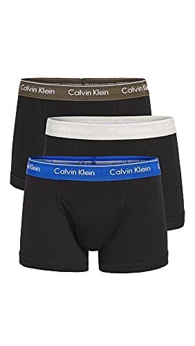 Image of White Solid Mid Rise Trunks - Pack of 3