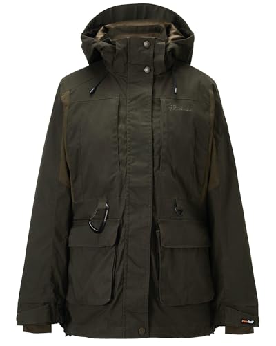 Pinewood Damen Dog Sports Trainer Extreme Jacke - Hundesport- und Outdoorjacke Damen - wind- und wasserdicht mit vielen Taschen und praktischen Details, ideal für Hundetraining
