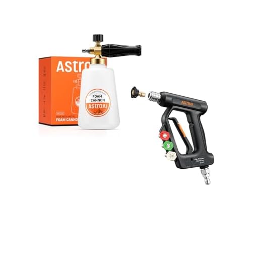 AstroAI High-Pressure Washer Gun with Foam Cannon