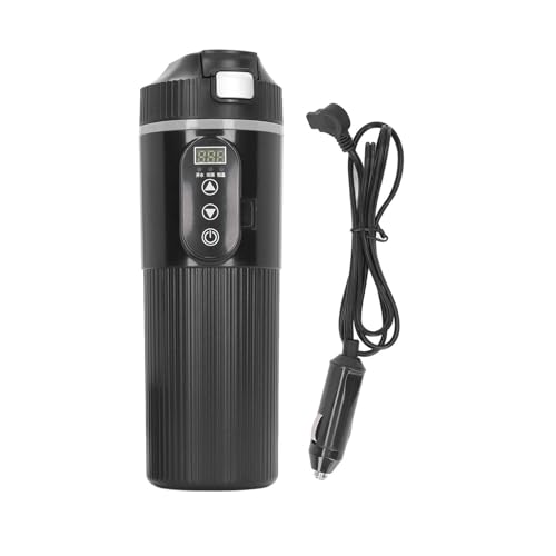 Tetera eléctrica portátil para coche 500ml acero inox miniatura 1