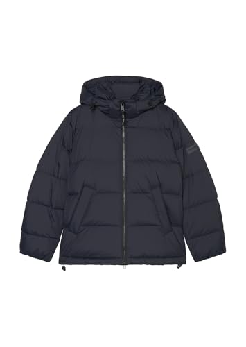 Marc O'Polo Herren Daunenjacke mit Kragen gefüttert, Blau (Dark Navy), XXL – Ansicht 1