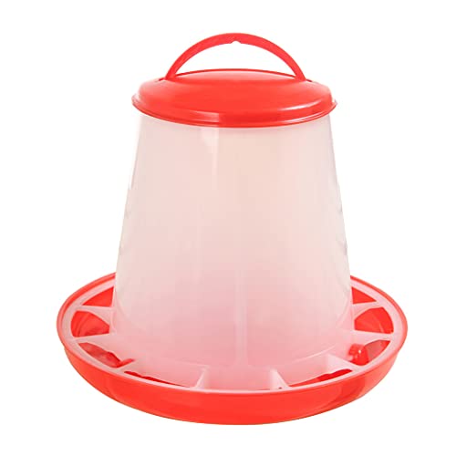 AniYY Hühnerfutterstation und Wasserspender Combo 1,5 kg Hühner-Futterstation 0,26 Gallone Hühnertränke Vögel Geflügel… – Bild 6
