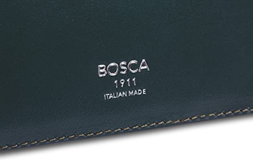 Bosca Italia Slim 8-Slot Men's Pocket Wallet Made In Italy, Monfrini Collection #TOP4