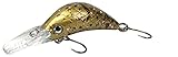 Mit 2 scharfen einzelhaken FTM Masu Security Wobbler 3cm 1, 6g - Forellenwobbler zum Spinnfischen auf Forellen, Forellenköder, Crankbait zum Forellenangeln, Farbe:goldfarben dunkel gepunktet UV