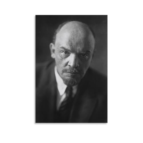 レーニン、ソビエトロシアとソビエト連邦の主要な創設者、ボルシェビキ党の創設者キャンバスポスター壁アートの装飾リビングルームの寝室の装飾のための絵画の印刷キャンバスポスター寝室の装飾スポーツ風景オフィスルームの装飾ギフト 24x36inch(60x90cm)