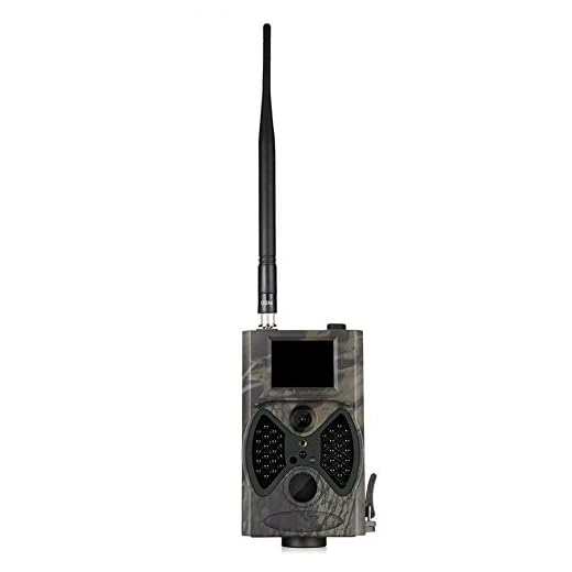 Jagdkamera HC – 300 m digital backkamera 12 MP 1080P 40 st. Infra LED 940 nm nattsikt högklassig jaktkamera (färg: Army Green)
