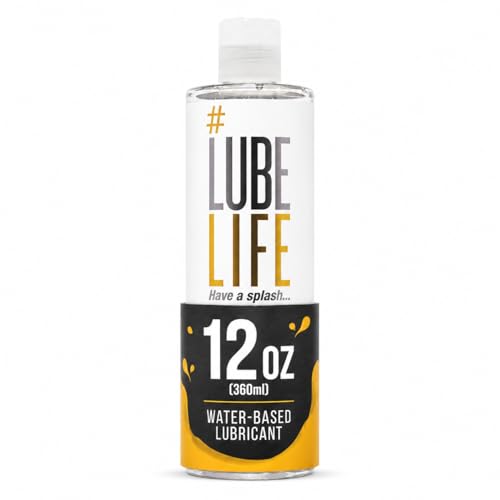 LubeLife Water-Based Lube – Personal Lubricant for Men, Women & Couples, Travel Size,...