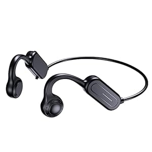 COMBLU Knochenschall Kopfhörer, Open-Ear Sportkopfhörer mit Mikrofon, Bluetooth Bone Conduction Headset, Wasserdicht und…