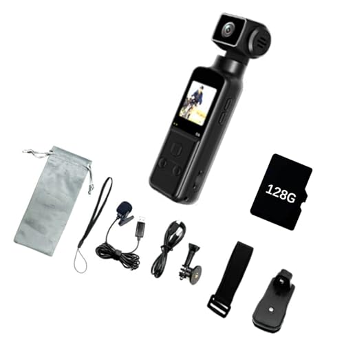 Caméra de sport 5K WiFi grand angle objectif réglable 270 pour cyclisme et voyage