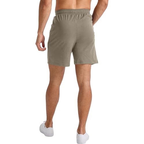 Image of Hanes Men's Shorts, Essentials Short with Pockets, Gym Shorts for Men, Men's Athletic Shorts, 7.5 inch