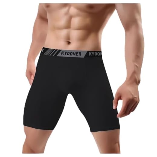 Kit 6 Cuecas Boxer Ciclista Long Leg Em Microfibra (BR, Alfa, GG, Regular, SORTIDA)