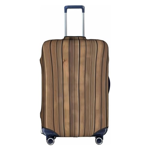 Solid Wood Pattern Luggage Cover, Suitcase Protector, Trolley Case Cover For X-Large Luggage, Suitcase Protector., White