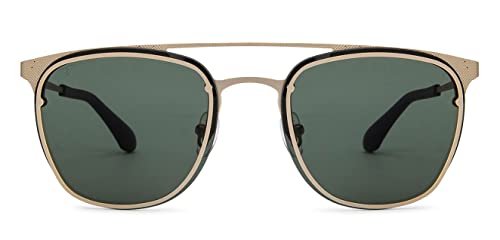 Vincent Chase By Lenskart | Full Rim Square | VINTAGE | 100% UV Protected | Men & Women | Large | VC S12938