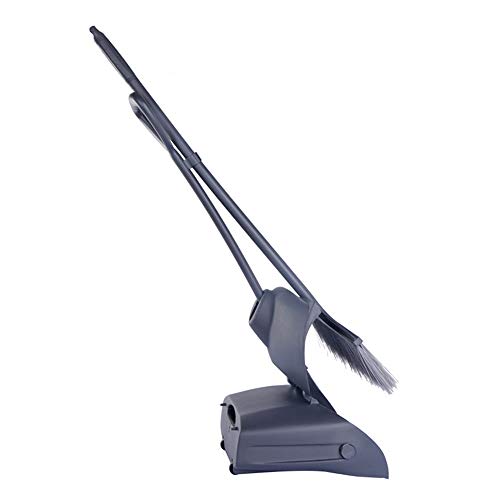 LVUNZJCA Besen und Kehrschaufel Set Winddichtes Müllkombinations-Besen-Kehrschaufel-Kombinations-Set für Kehren – Bild 3