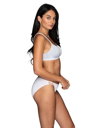 Vanity Fair Women's Body Shine Full Coverage T-Shirt Bra, Wirefree - White Jacquard, 34DD - image 5