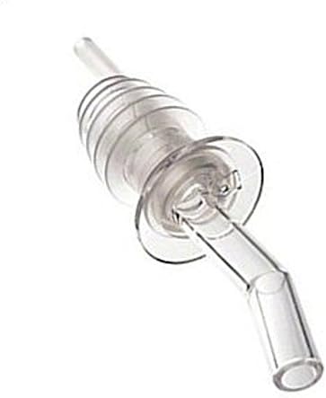 12 Olive Oil Pour Spouts Liquor Pourer Wine Pour Spout Free Flow Whiskey Pour Spouts. (Clear Spout No Collar) image 5