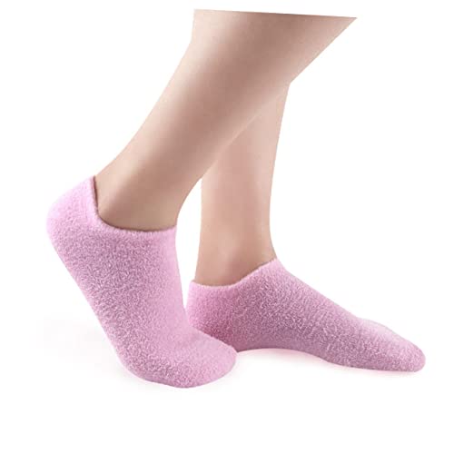 minkissy 3 Pairs Anti Callus Socks Feet Healing Socks Skin Softening Socks Dead Skin Socks Spa Feet Sleeves Footcare Treatment Socks Cracked Heels Guard Gel Socks Socks Chunky Heel - Image 6