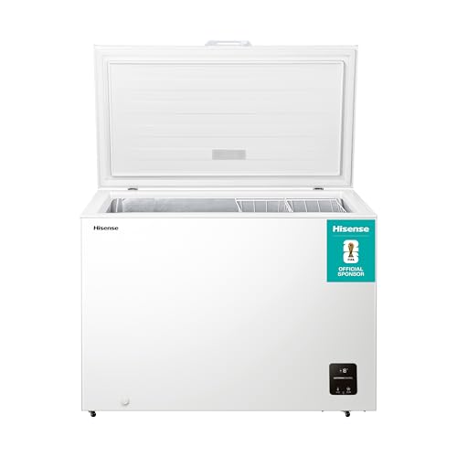 Hisense FC386D4AWLE 297Litres Freestanding Chest Freezer 4 Star Freezer Rating E Rated in White