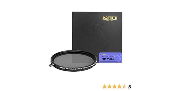 定番の中古商品 KANI 可変NDフィルター バリアブルND2-64 82mm 着脱式