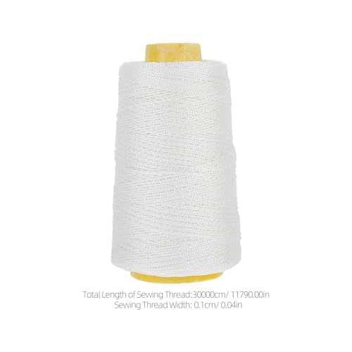 Hilo de nylon resistente 300m blanco para cuero y tela miniatura 2