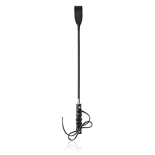 KIMMAO PU Whip Bońdáge flōggér Riding Stage âdûlt Play Soft Metal Leather Handle